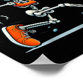 Running Skeleton Halloween Costume Soky Runners Lo Poster (Ecke)