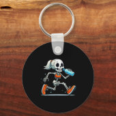 Running Skeleton Halloween Costume Soky Runners Lo Schlüsselanhänger (Vorderseite)
