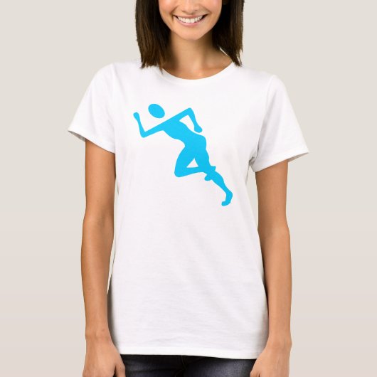 Running - Sky Blue T-Shirt (Vorderseite)