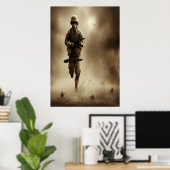 Running-Solid | AI Art Poster (Heimbüro)