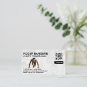 Running Sprinter | Athletic Coach Visitenkarte (Stehend Vorderseite)