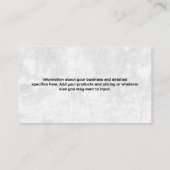 Running Sprinter | Athletic Coach Visitenkarte (Rückseite)