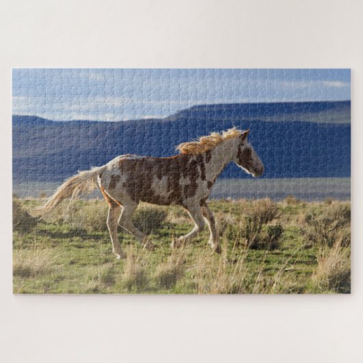 Running Stallion, Steens Mountains, Oregon Puzzle (Horizontal)