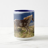 Running Stallion, Steens Mountains, Oregon Tasse (Zentrum)