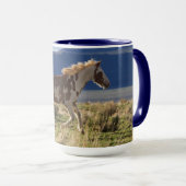 Running Stallion, Steens Mountains, Oregon Tasse (VorderseiteRechts)