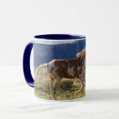 Running Stallion, Steens Mountains, Oregon Tasse (Vorderseite Links)