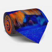 Running Stallion & Trees Fantasy Horse Moderne Kun Krawatte (Gerollt)