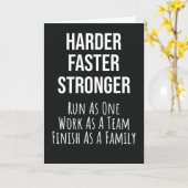 Running Team Cards Runner Motivation Motivierend Karte (Gelbe Blume)