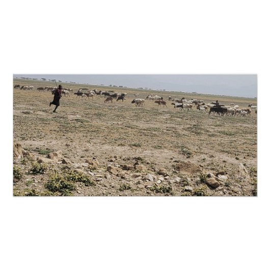 Running the Serengeti Poster (Vorderseite)