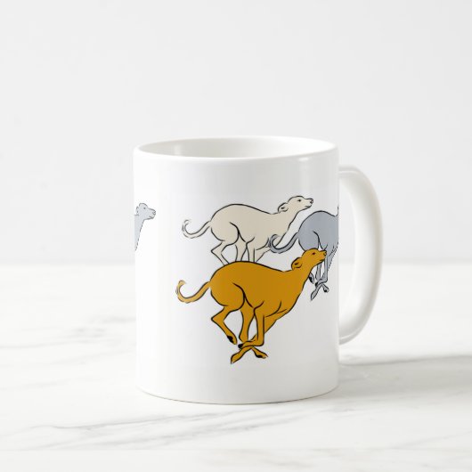 Running three kaffeetasse (VorderseiteRechts)