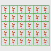 Running Track and Field Gift Wrapping Paper Geschenkpapier (Flach)