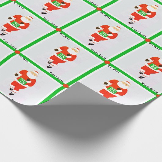 Running Track and Field Gift Wrapping Paper Geschenkpapier (Ecke)