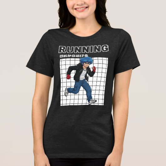 Running Tri-Blend Shirt (Vorderseite)