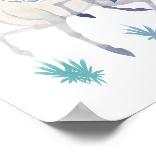 Running Unicorns Poster (Ecke)