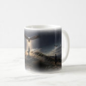 Running Up That Hill Eagle Nachtsicht Tasse (VorderseiteRechts)