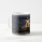 Running Up That Hill Eagle Nachtsicht Tasse (Vorderseite Links)