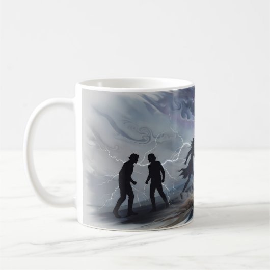 Running Up That Hill — Sturm- und Blitzjagd M Kaffeetasse (Links)