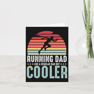Running Vater Funny Marathon Runner Vatertag Dis Karte