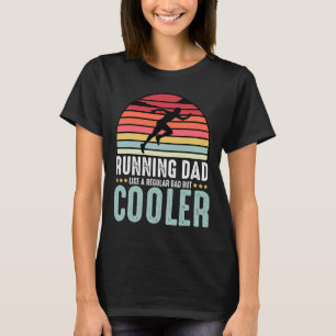 Running Vater Funny Marathon Runner Vatertag Dis T-Shirt