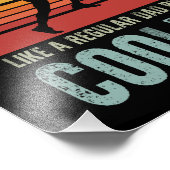 Running Vater Vathers Day Geschenk Marathon Runner Fotodruck (Ecke)