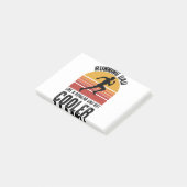 Running Vater Vathers Day Geschenk Marathon Runner Post-it Klebezettel (angewinkelt)