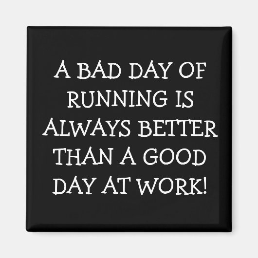 Running vs. Work Magnet (Vorne)