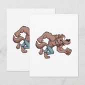 Running Werewolf Begleitkarte (Vorne/Hinten)