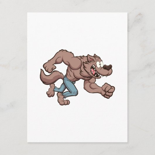 Running Werewolf Begleitkarte (Vorderseite)