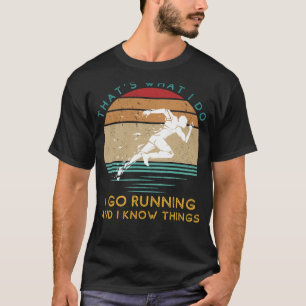 Running Whiz: Strides & Quirky Insights Fun T-Shir T-Shirt