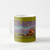 Running with a flower kaffeetasse (Vorderseite Links)