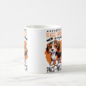 Running With Beagle-Harrier Kaffeetasse (Mittel)