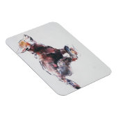 Running Wolf Magnet (Rechte Seite)