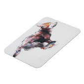 Running Wolf Magnet (Linke Seite)