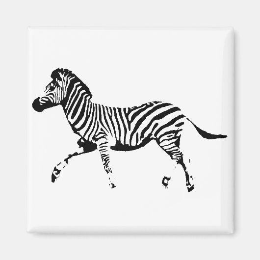 Running Zebra Magnet (Vorne)