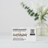 Runningansicht | Trainer Visitenkarte (Stehend Vorderseite)