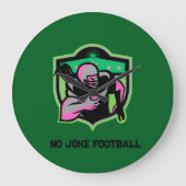 Runningback Große Wanduhr (Vorderseite)