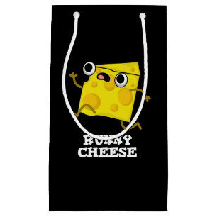 Runny Cheese Funny Food Pub Dark BG Kleine Geschenktüte