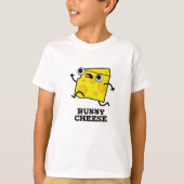 Runny Cheese Funny Food Puff T-Shirt (Vorderseite)