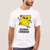 Runny Cheese Funny Food Puff T-Shirt (Vorderseite)