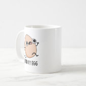 Runny Egg Funny Running Egg Puff Kaffeetasse (Vorderseite Links)