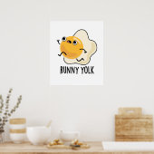 Runny Yolk Funny Food Egn Pun Poster (Küche)