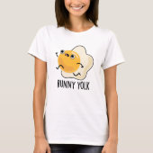 Runny Yolk Funny Food Egn Pun T-Shirt (Vorderseite)