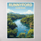 Runnyford, Clyde River, NSW Poster (Vorne)