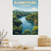 Runnyford, Clyde River, NSW Poster (Küche)