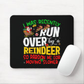 Runover By Reindeer Funny Xmas Women Men Kids Chri Mousepad (Mit Mouse)
