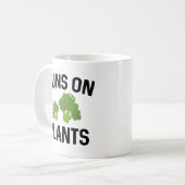 Runs auf Pflanze Kaffeetasse (Vorderseite Links)
