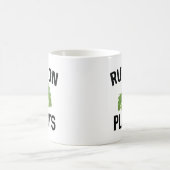 Runs auf Pflanze Kaffeetasse (Mittel)