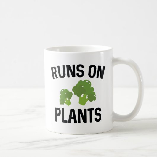 Runs auf Pflanze Kaffeetasse (Rechts)
