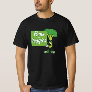 Runs auf Veggies T-Shirt