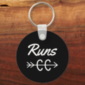 Runs Cross Country Schlüsselanhänger (Vorderseite)
